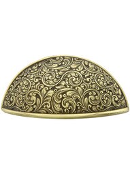 Saddleworth 3 5/8" Bin Pull With Choice of Finish - 3" Center-to-Center